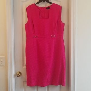Hot pink dress
